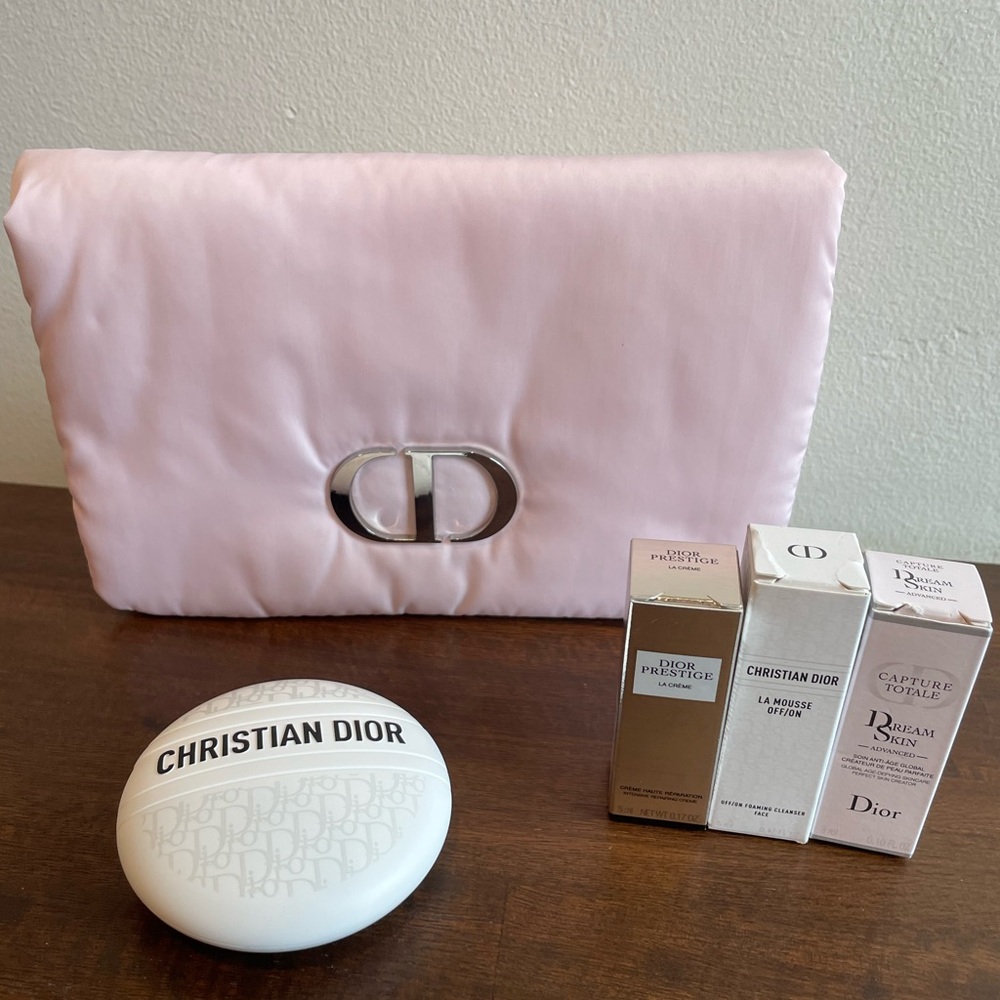 !NEW! Dior Beauty Pouch and Dior Beauty Products - Everything Shown Included